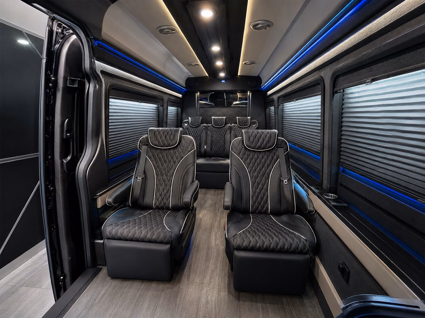 corporate convention airport shuttle buses in daly city