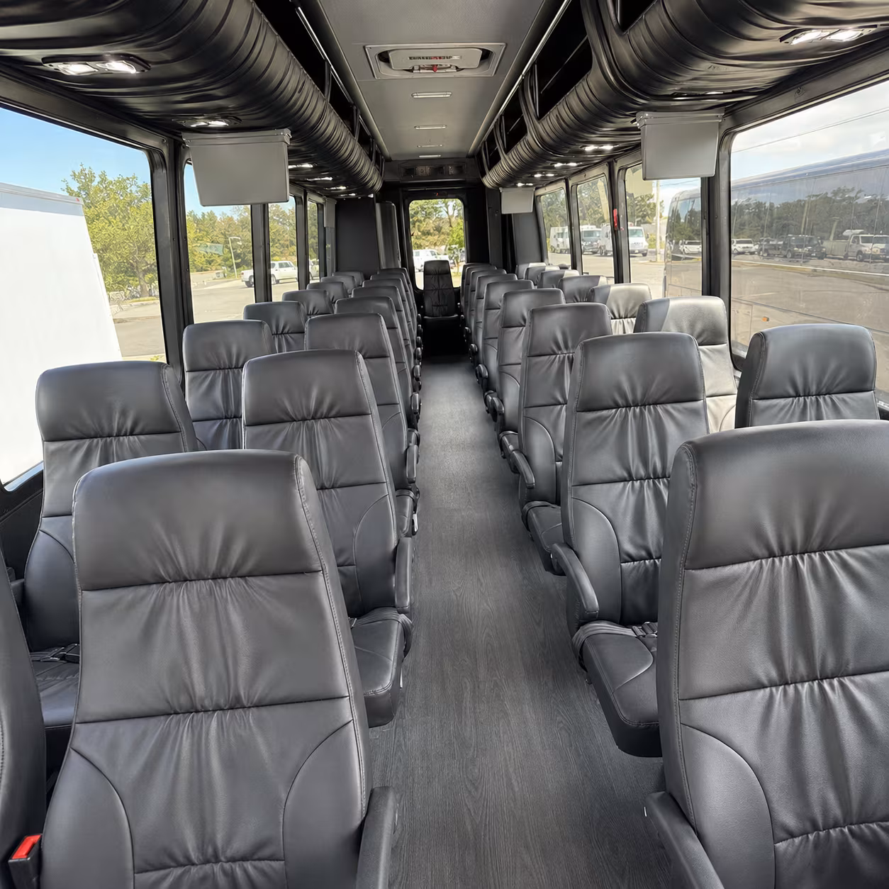 daly city 25 passenger minibus inside