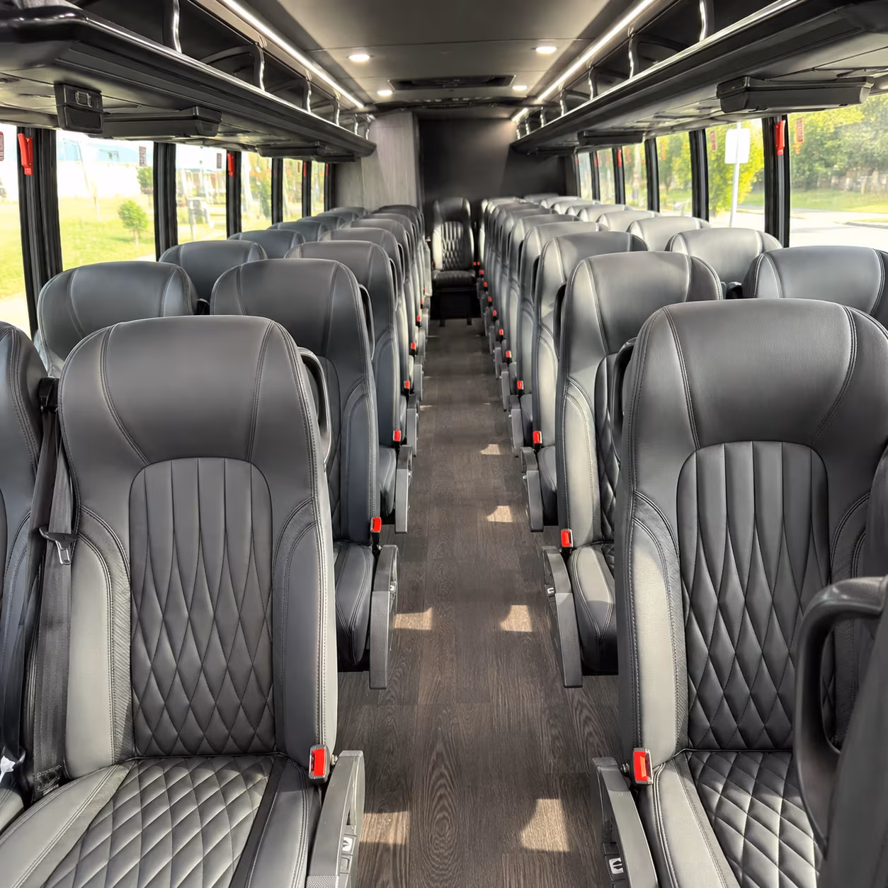 daly city 28 passenger minibus inside