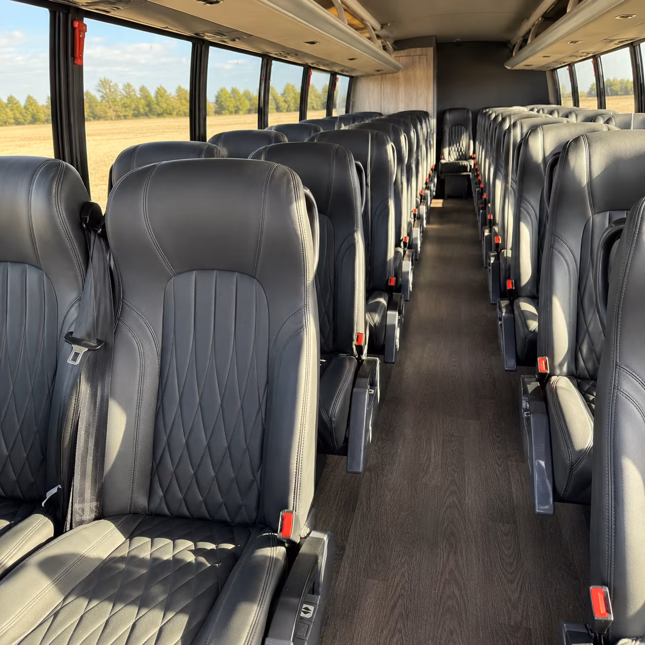 daly city 30 passenger minibus inside