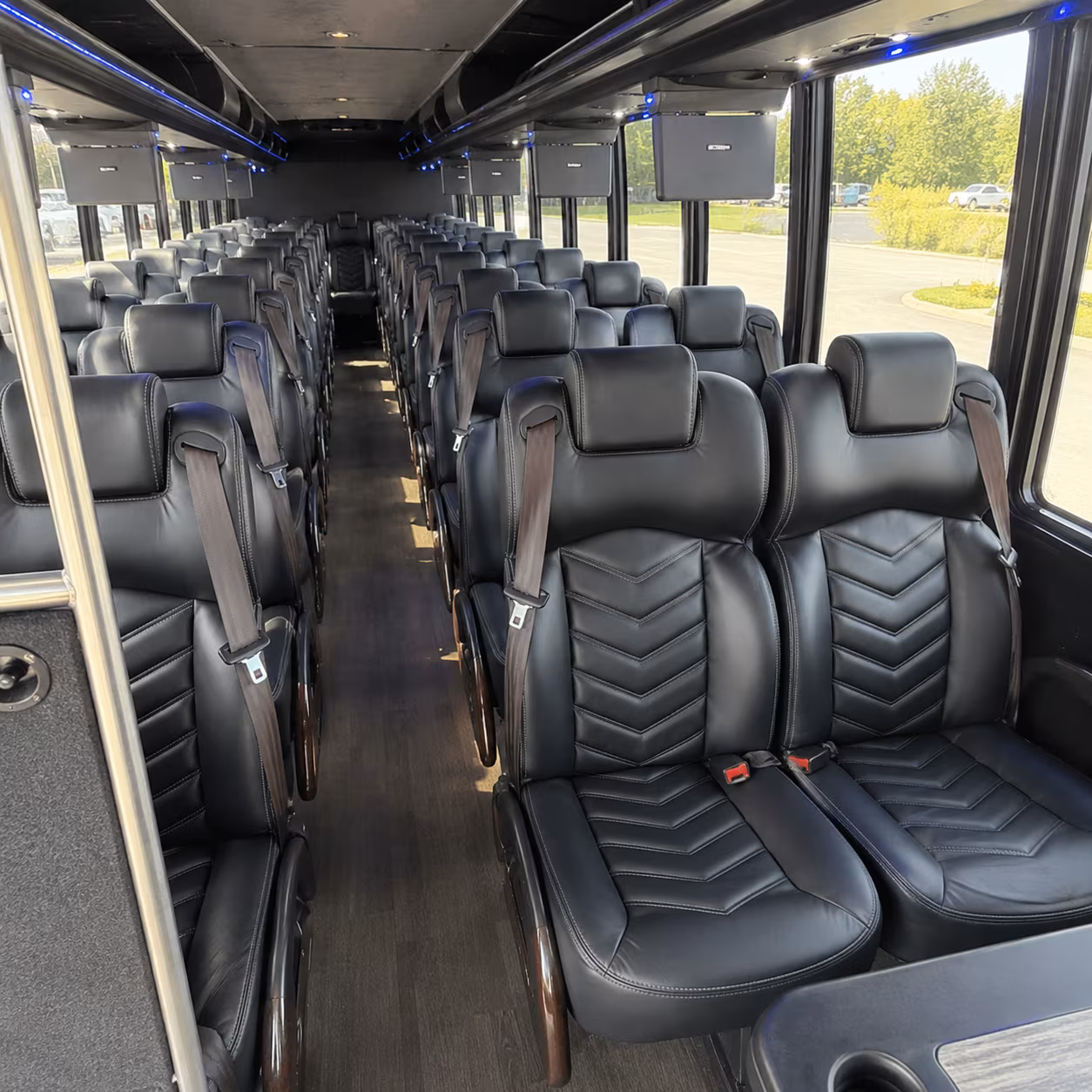 daly city 35 passenger minibus interior
