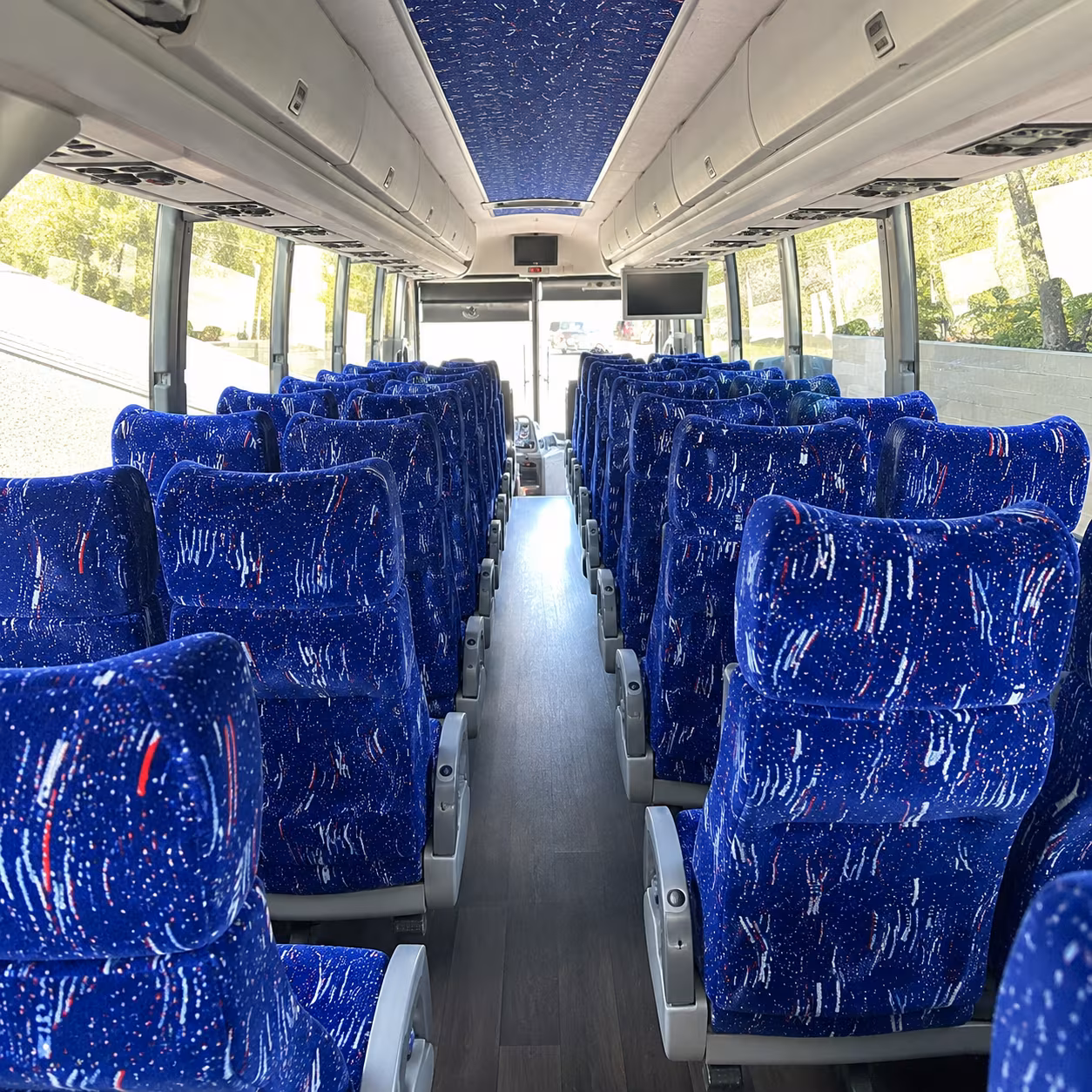 daly city 50 passenger charter bus interior