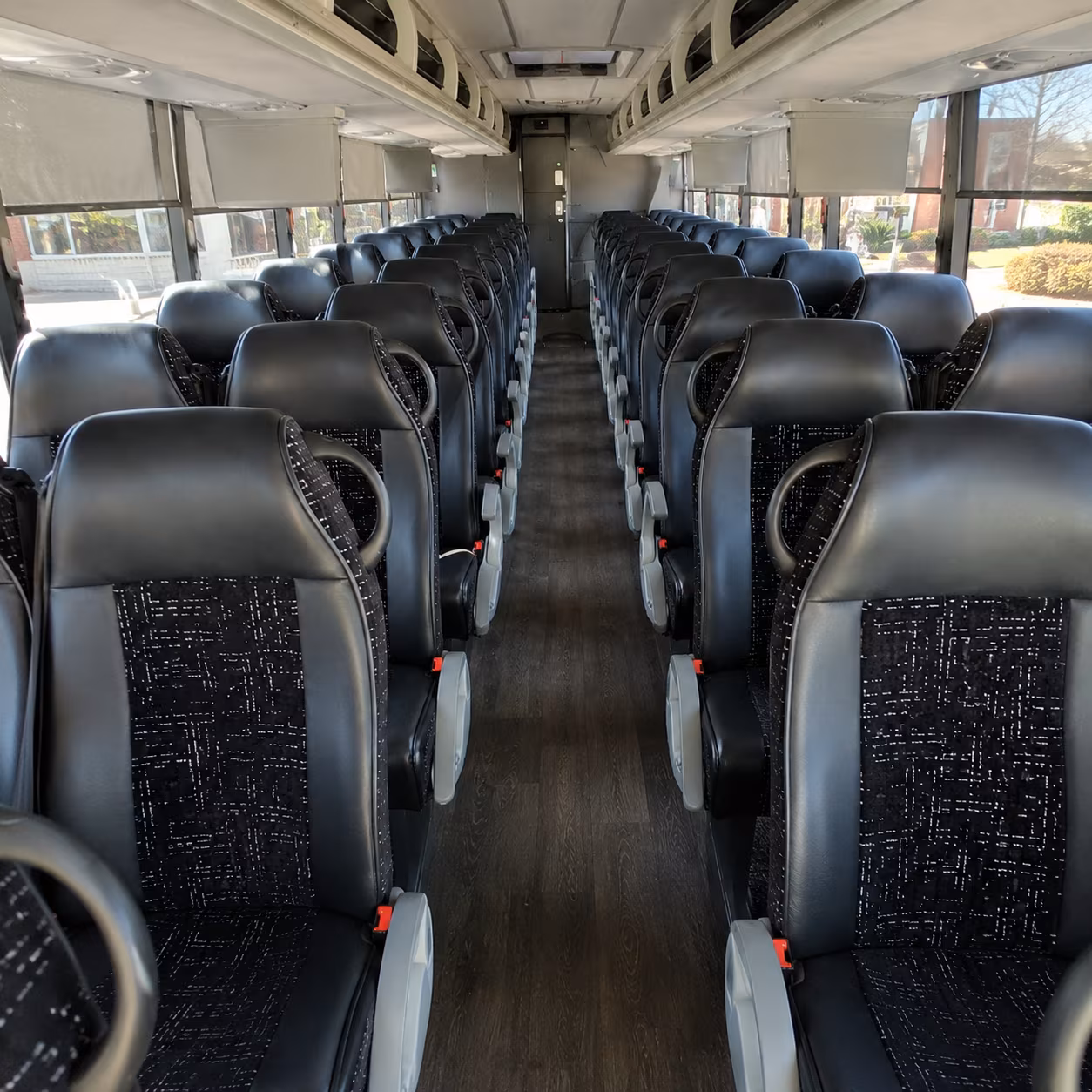 daly city 54 passenger charter bus inside