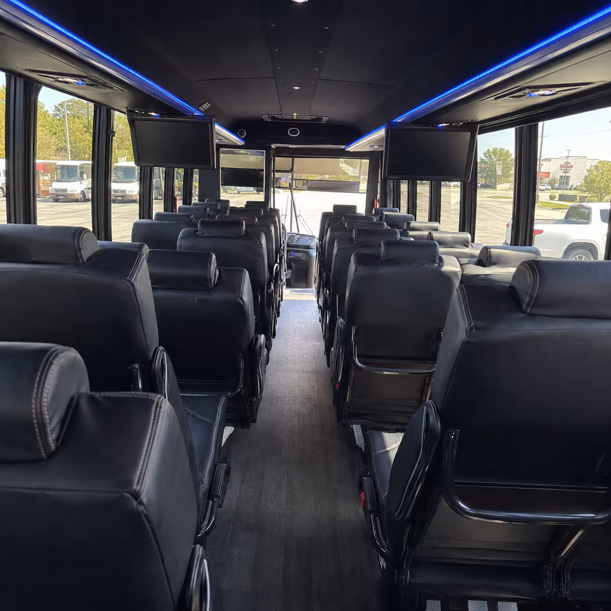 daly city corporate transportation onboard seating