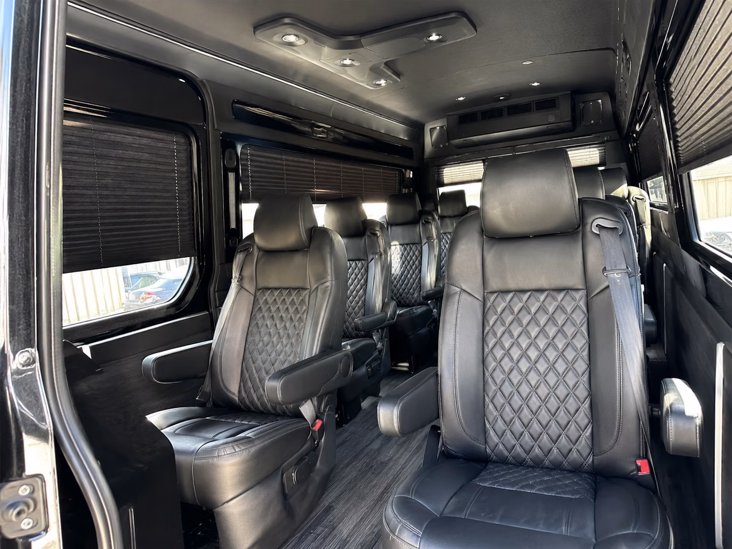 daly city sprinter van with driver interior